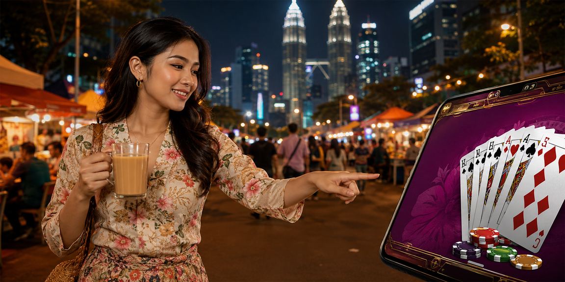 Pemain menikmati permainan dan taruhan dalam talian di Petaling Jaya